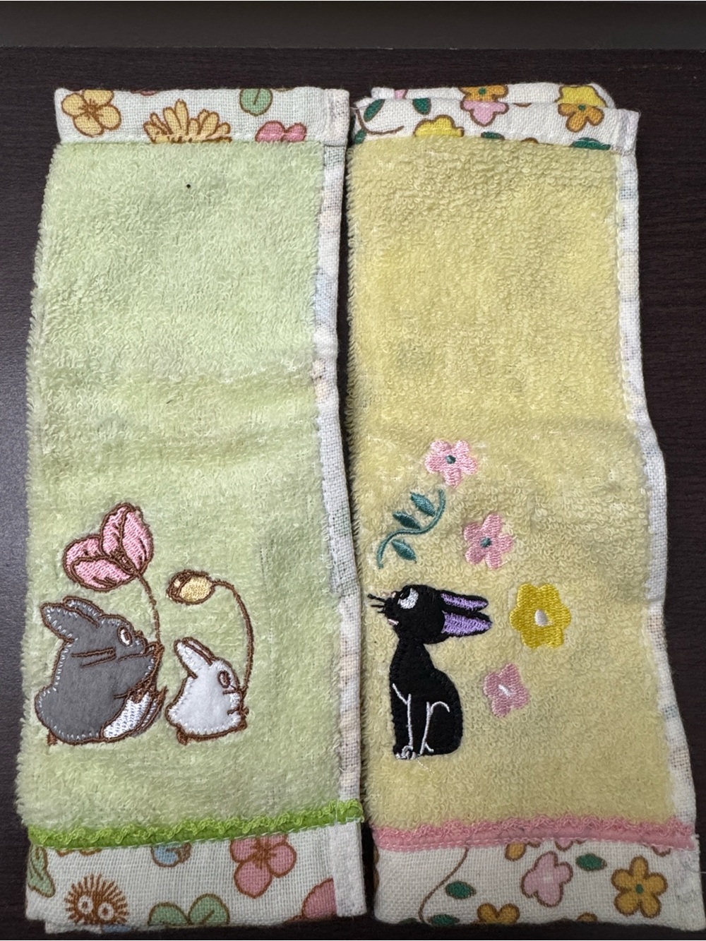 Studio Ghibli Kiki’s Delivery and My neighbor Totoro mini towel set!